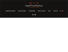 Tablet Screenshot of eastpolepaddles.com